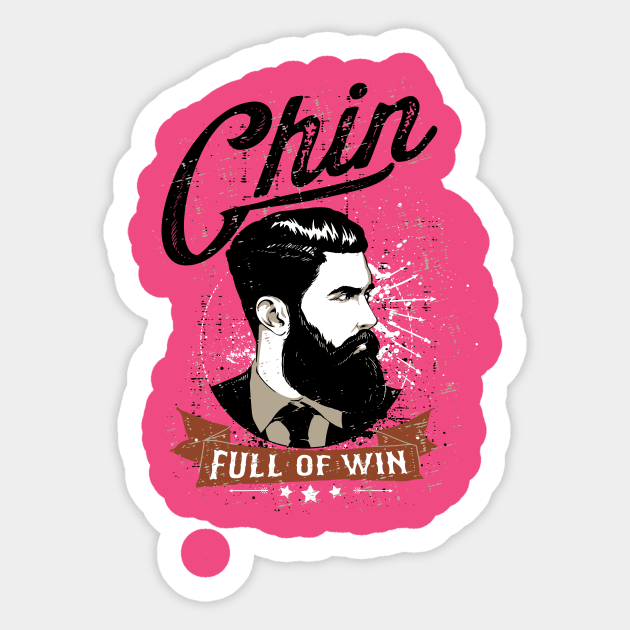 Chin full of win Sticker by Binhducle